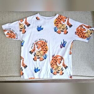 Zara Kids Tiger Graphic T-Shirt
